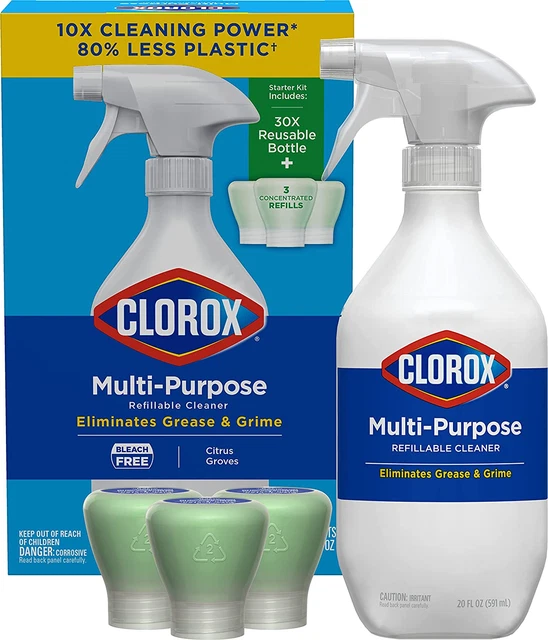CLOROX MULTIPURPOSE CLEANING Spray System Starter Kit, 1 AllPurpose