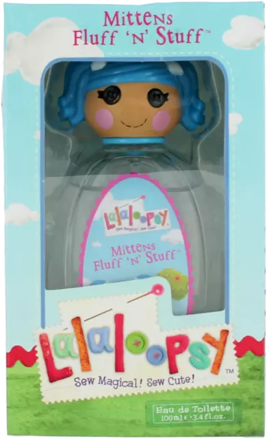 Lalaloopsy By Mittens Fluff 'N' Stuff For Kids EDT Spray 3.4oz Shopworn New