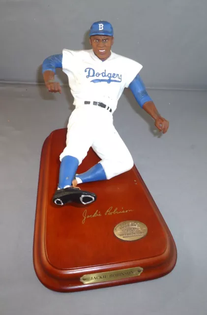 Danbury Mint Figurine Statue Limited Edition Jackie Robinson Baseball HOF