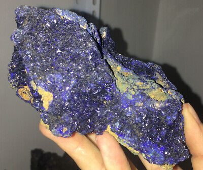 611g Top Quality Rare&Raw Natural Blue Azurite Crystal &Green Malachite Mineral