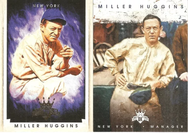 2 Different Miller Huggins Baseball Card Lot  753