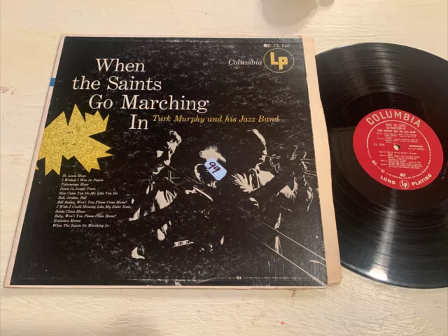 Turk Murphy When The Saints Go Marching In LP Columbia Maroon CL 546 EX!!!