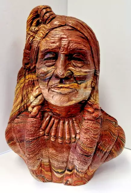 Comanche Chief, Quanah Parker Life Size Composite Bust - Native American
