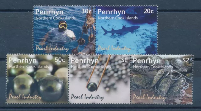 [113751] Penrhyn Cook Islands 2011 Pearl industry Marine life  MNH