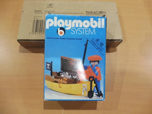 Playmobil Pompiers 3403 - Complet, Boîte Abîmée - Vintage - Promo