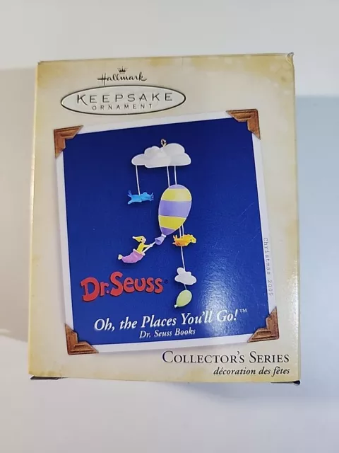 Hallmark Keepsake Ornament Oh, The Places You'll Go Dr Seuss Collection 2005