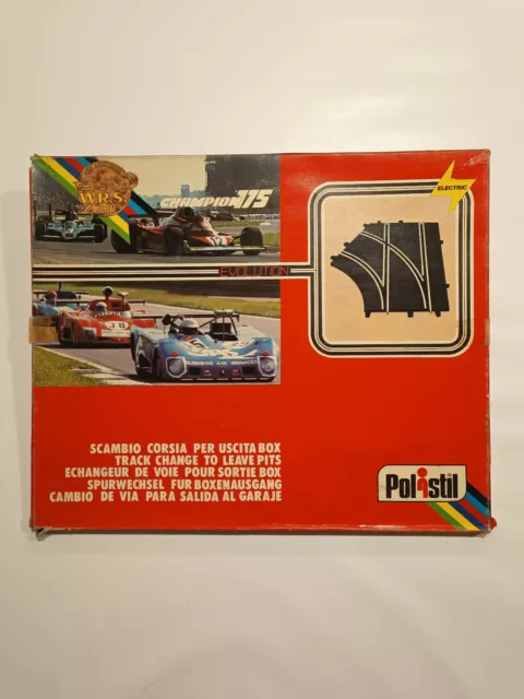 Polistil Policar A 207 A207 Cambio Corsia Uscita Box X Pista Slot Car  1:32