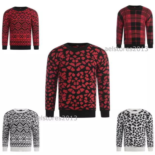 Maglione Natale Bambini Bambini Natale Ragazze Ragazzi Retro Azteco Neve Maglione Inverno