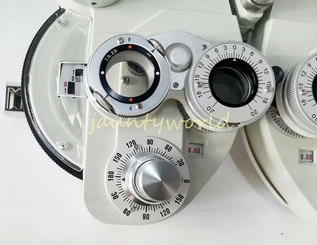 New Minus Manual Phoropter Vision Tester Optometry Refractor Creamy White Color