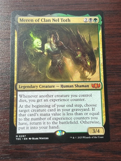 Magic The Gathering Preconstructed Deck Magic: The Gathering Commander Deck Meren Of Clan Nel Toth (Golgari / Black-Green), 100-Card Custom EDH Deck Meren Clan Nel Toth Magic The Gathering Preconstructed Deck Magic: The Gathering Commander Deck Meren Of Clan Nel Toth (Golgari / Black-Green), 100-Card Custom EDH Deck Meren Clan Nel Toth