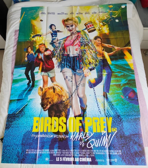 Affiche cinéma - BIRDS OF PREY Harley Quinn - 120 X 160 cm - Margot Robbie