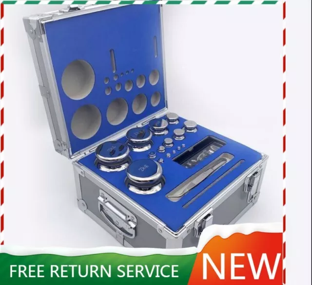 New F1 Grade 27pcs 1mg-2kg 304 Stainless Steel Scale Calibration Weights Kit