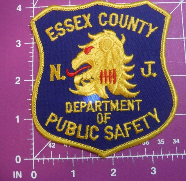 ESSEX COUNTY NEW Jersey Dept of Public Safety patch $10.00 - PicClick