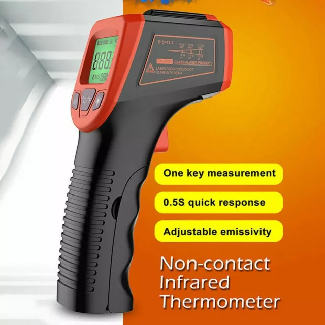 Durable Digital Infrared Thermometer for Industrial Temperature Control