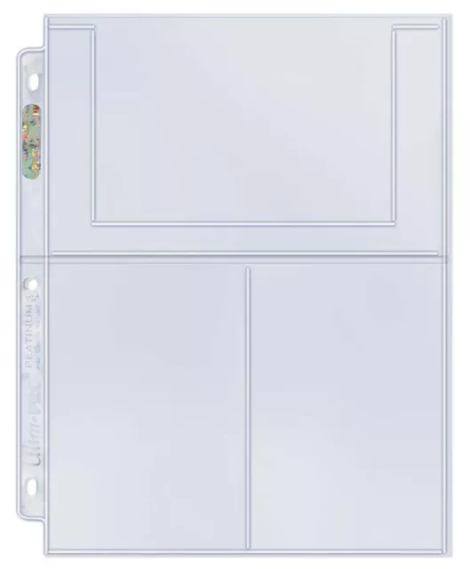 (10) Ultra Pro 4 x 6 Photo Postcard 3-Pocket Album Binder Pages Index, Prints