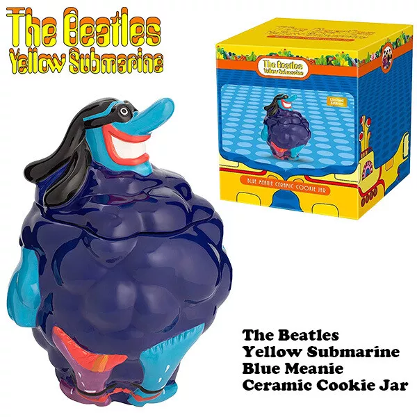 The Beatles Yellow Submarine Blue Minnie Ceramic Cookie Jar
