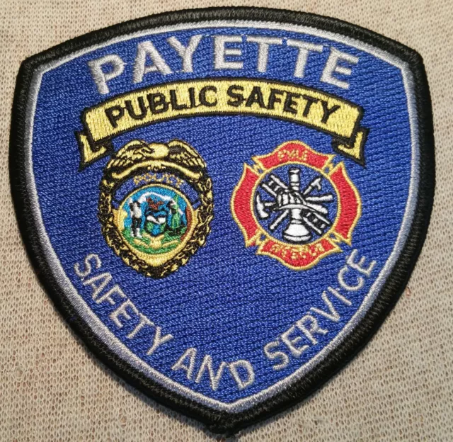 ID Payette Idaho Police/Fire Public Safety Patch