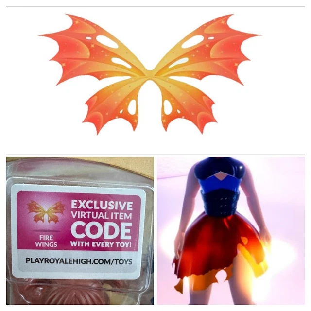 ROYALE HIGH AVRILLA the Dark Fairy Wings Digital Virtual Code Only $129.99  - PicClick