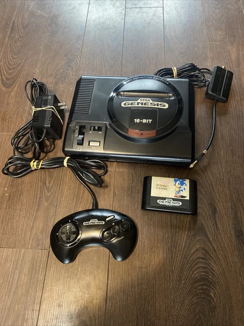SEGA GENESIS SYSTEM Bundle With Sonic The Hedgehog TESTED & WORKING ...