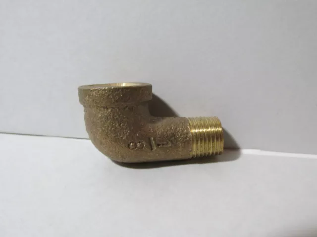 1/8" NPT LARGE SCALE ROUGH CAST STREET ELBOW - New Train Parts