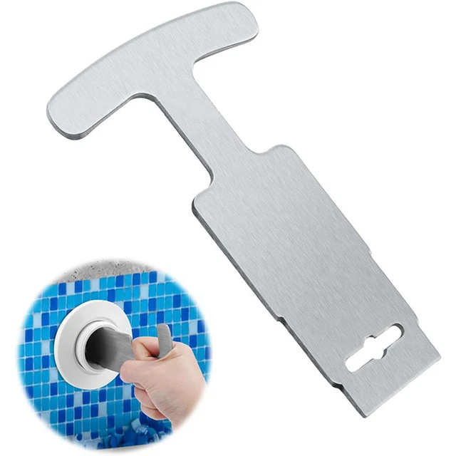 Outil De Retrait De Bouchon De Piscine - Pour Buses De Jet, Compatible SP1419A à E, Métal, Poignée Caoutchoutée, Facile à Utiliser - 2
