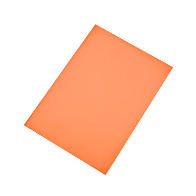A4 Plaine Feuilles pour Artisanats Application éléments 24 Mil Orange
