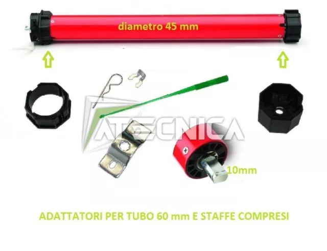 Motore Per Tapparelle 60 Kg 30 Nm 220 V Automazione Tende Da Sole E Avvolgibile