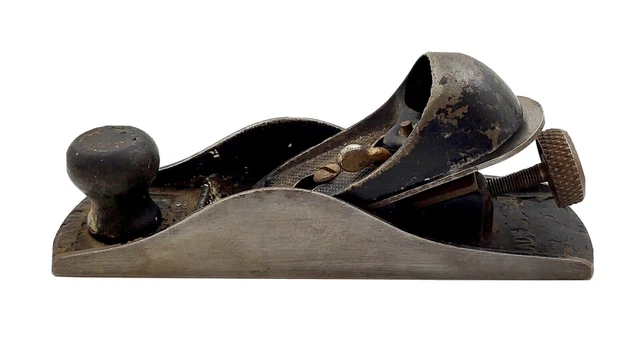 Vintage Stanley Block Plane  No. 220 Wood Working Tool 7"