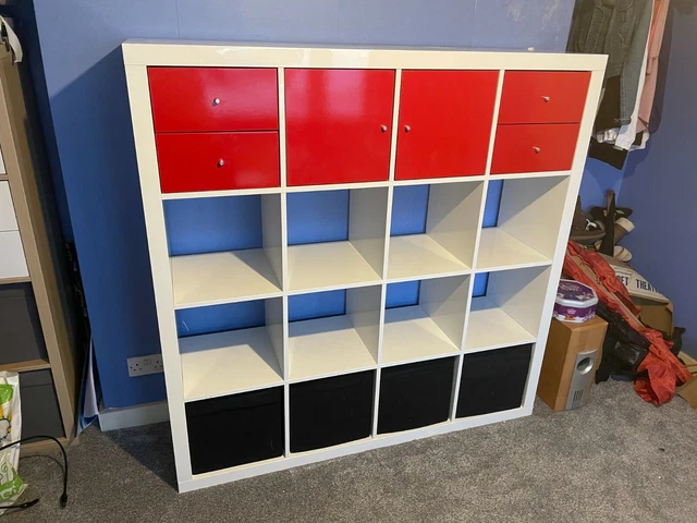 High gloss discount white kallax