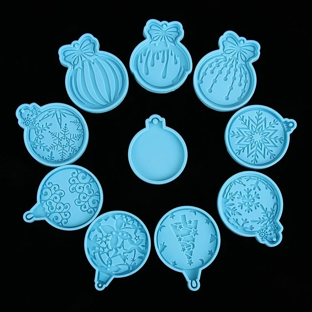 Moule à chaîne de clés Outil de bijouterie Moule de Noël Moule en silicone