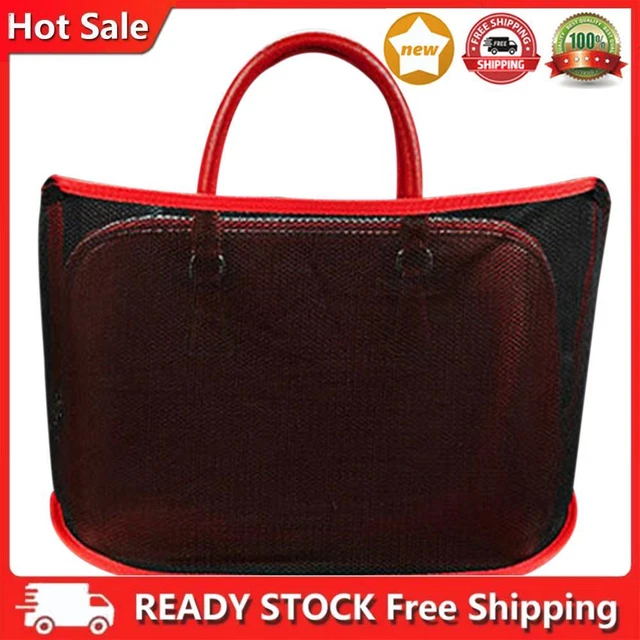 KANUBI Car Seat Organizer, Car Seat Storage and Shopping Bag Mounting Mesh