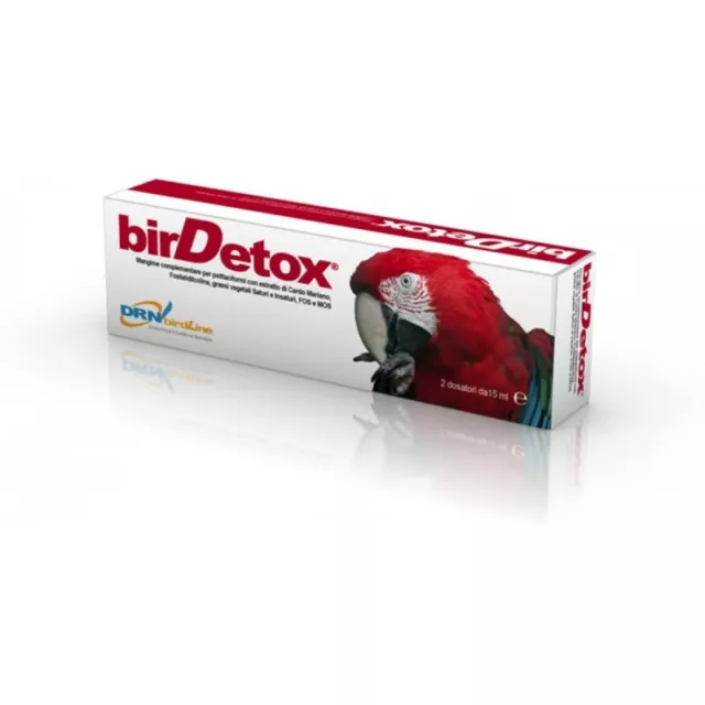 DRN birdetox - complementary feed for psittaciforms 2 syringes of 15 ml