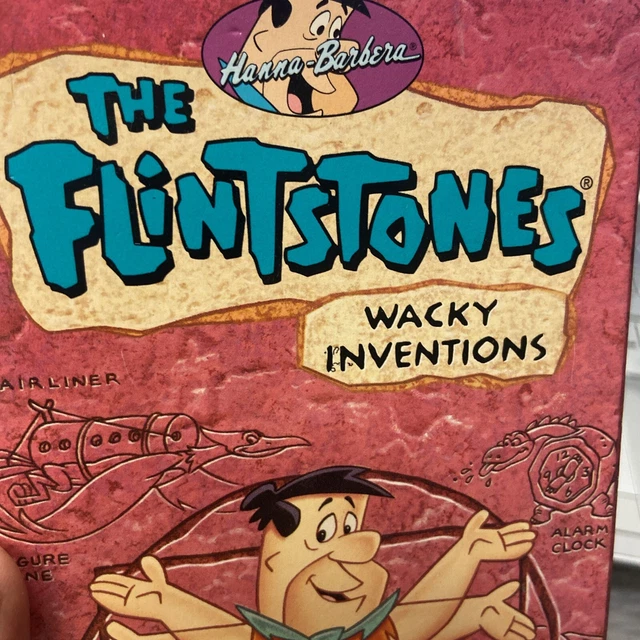 THE FLINTSTONES WACKY Inventions (VHS 1994) Hanna Barbera Cartoon White ...
