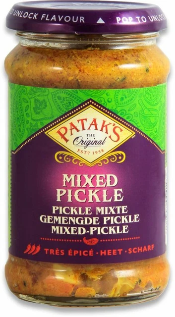 [283 g] Pickle caldo misto PATAK'S con mango, lime e peperoncino verde/piccante