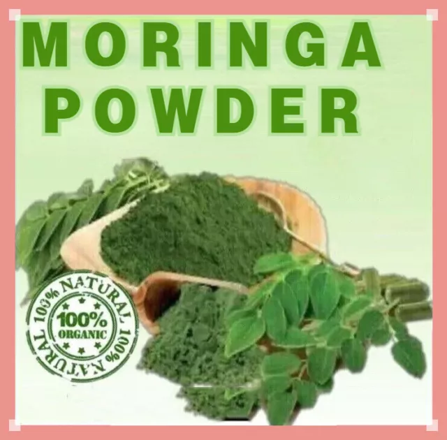 MORINGA OLEIFERA Poudre de Feuilles-250g-Qualité Premium-100%Certifié Biologique