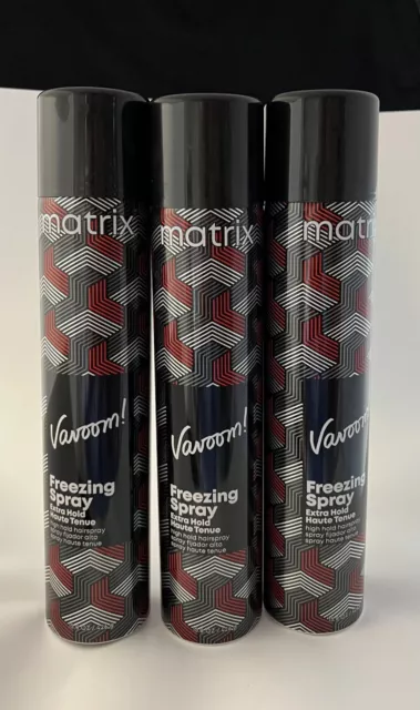 Matrix Vavoom Freezing Spray Extra Hold 15oz - Set of 3