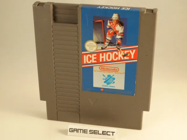 Ice Hockey Su Ghiaccio Nintendo Nes 8 Bit Pal A Gbr Cartuccia Originale