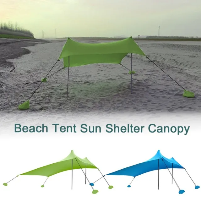Beach Canopy Beach Tent Canopy For Beach UPF 50+ Protection Outdoor Camping