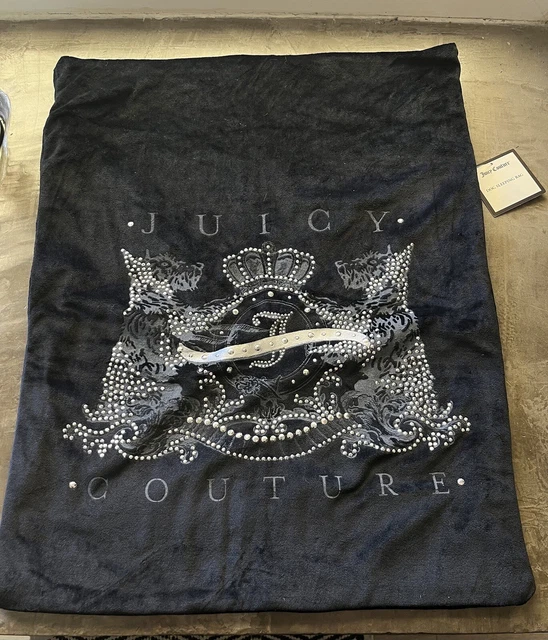Juicy Couture Doggy Couture Velour Sleeping Bag/Bed Dog NWT