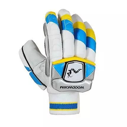 Woodworm Cricket iBat Select Premium Right Hand Batting Gloves, Mens Regular
