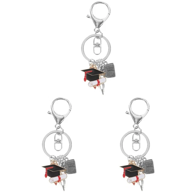 3 PCS Classe De 2023 Porte-clés De Remise Des Diplômes Décor Hommes Avancée