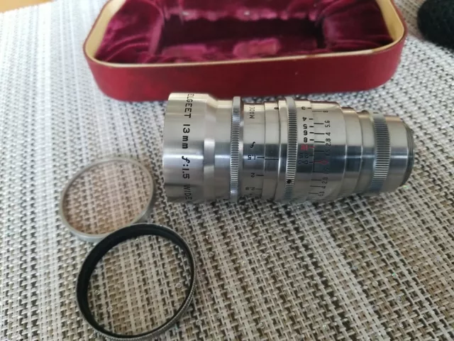 Lente LIMPIA ELGEET 13 mm f/1,5 gran angular cine para montaje en C T 3618