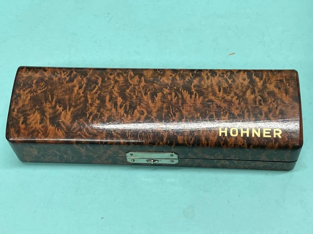 M HOHNER Harmonica Professional Model 280 C Mahogany Box Only Germany