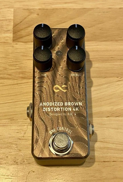 ANODIZED BROWN DISTORTION Pedal 4K Used Guitar Effects