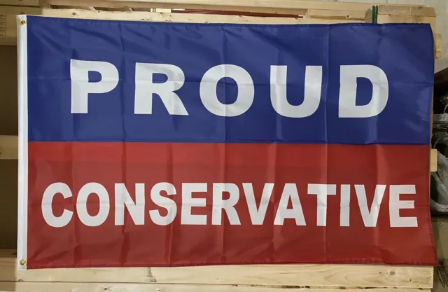 Republican Flag FREE SHIP Vote Save America Proud Conservative USA Sign 3x5’