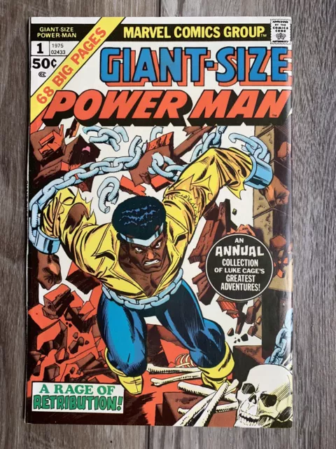 VF/NM Giant-Size Power Man #1 1975 Luke Cage- Marvel Bronze Age SHARP MCU