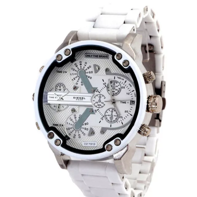 Watch Large Dial Chronograph Quartz Leisure Wristwatch Mechanical Fashion Men's