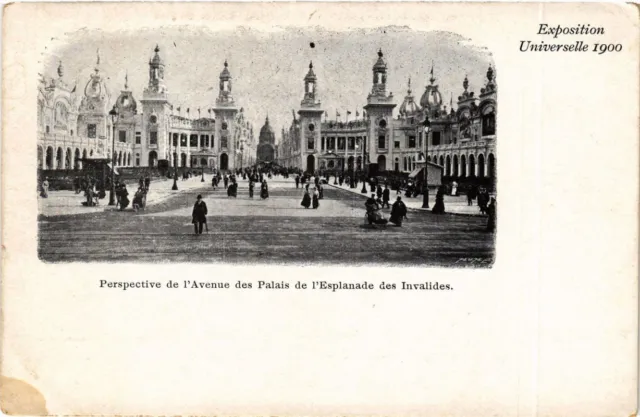 CPA PARIS EXPO 1900 - Perspective de l'Avenue des Palais (306244)