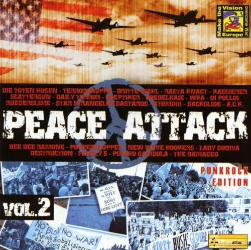 Peace Attack Vol.2 Die Kassierer Rasta Knast Dritte Wahl Die Toten Hosen OVP