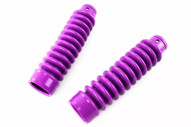 1 Paar Faltenbalg für Telegabel Violett/Lila glänzend 220mm Simson S51 S50 S70 2
